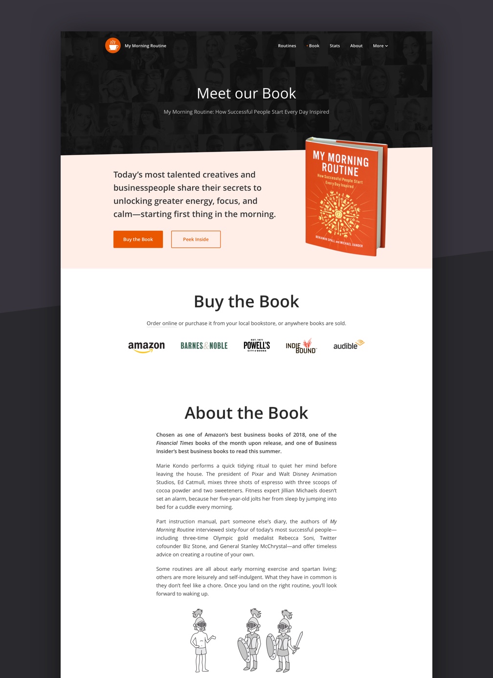 Book Landing Page